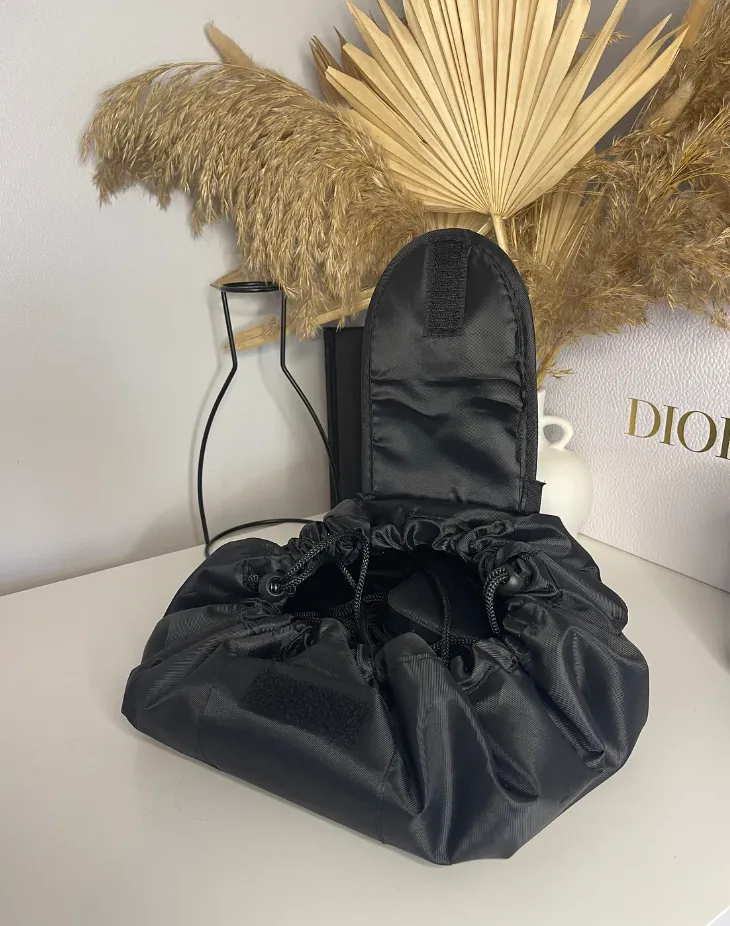 Personalised Water Resistant Travel Drawstring Makeup Bag