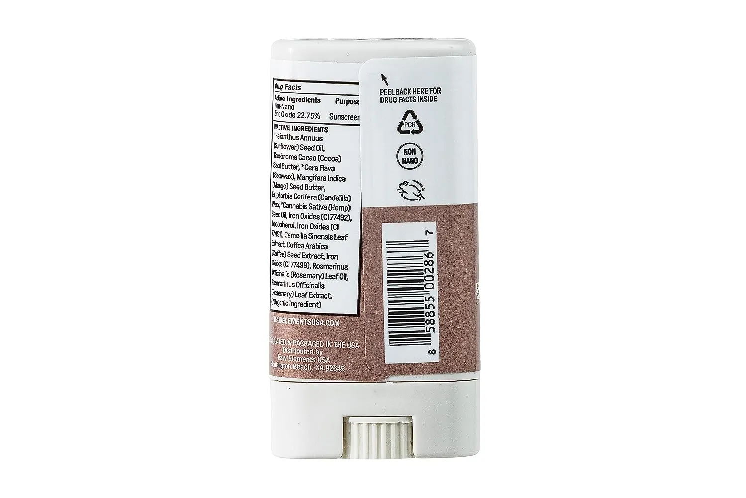 Raw Elements Tinted Face Stick .5oz - Bronze