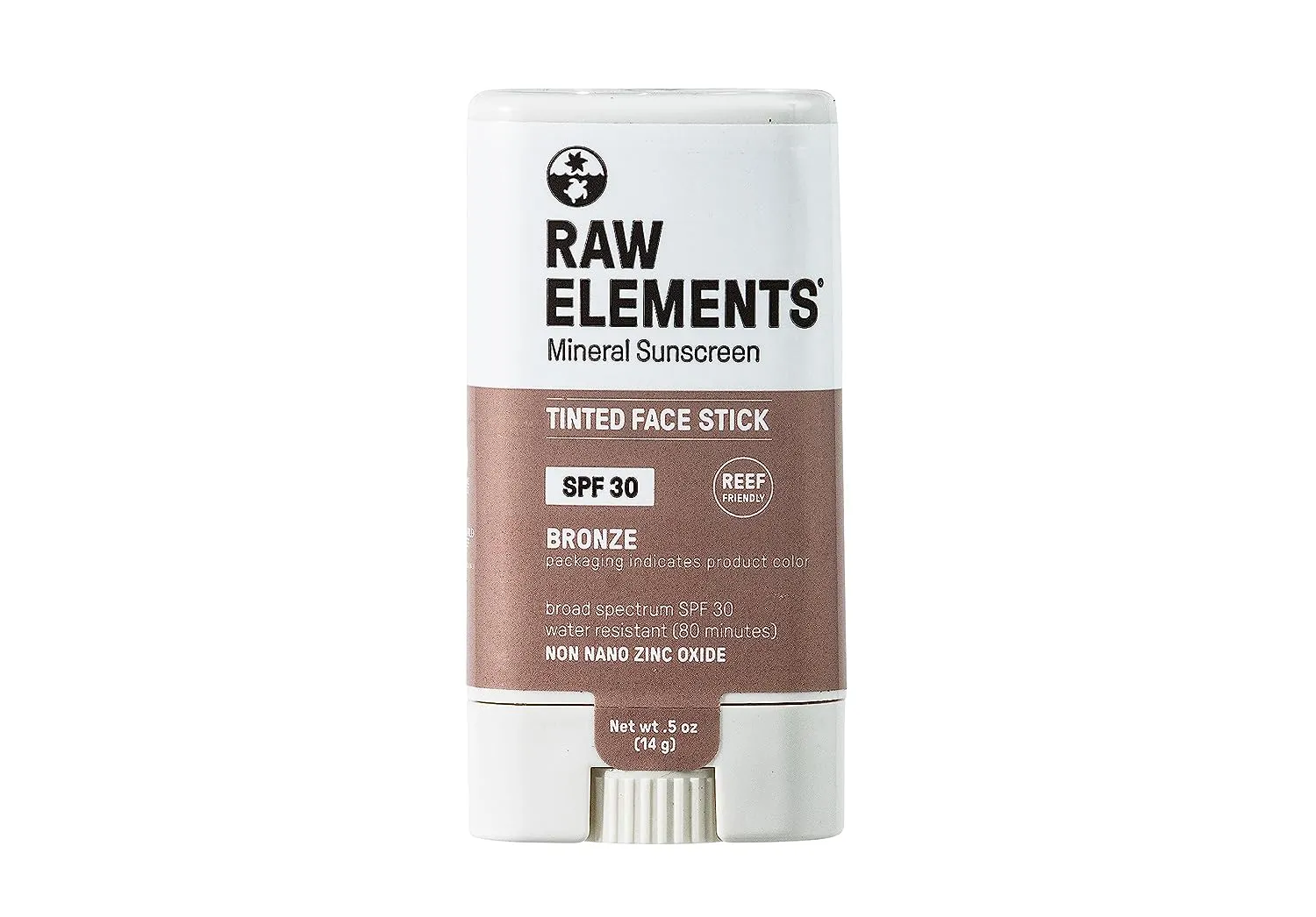 Raw Elements Tinted Face Stick .5oz - Bronze