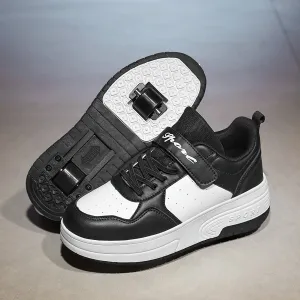 Roller Skate Shoes for Kids Boys Girls   Wheels Sneakers Fashion Roller Wheeled
