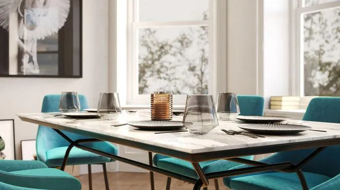 South Beach Glass Table