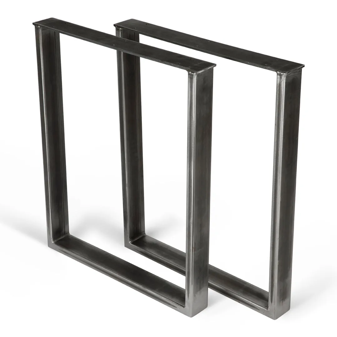 Square Metal Dining Table Legs - Set of 2