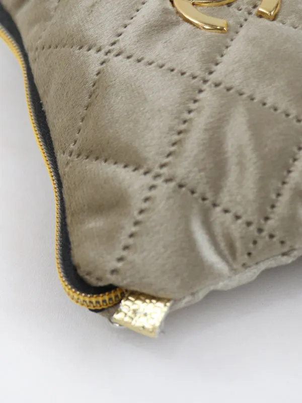 Stylish Velvet Handbag For Women's Ring Blush 17