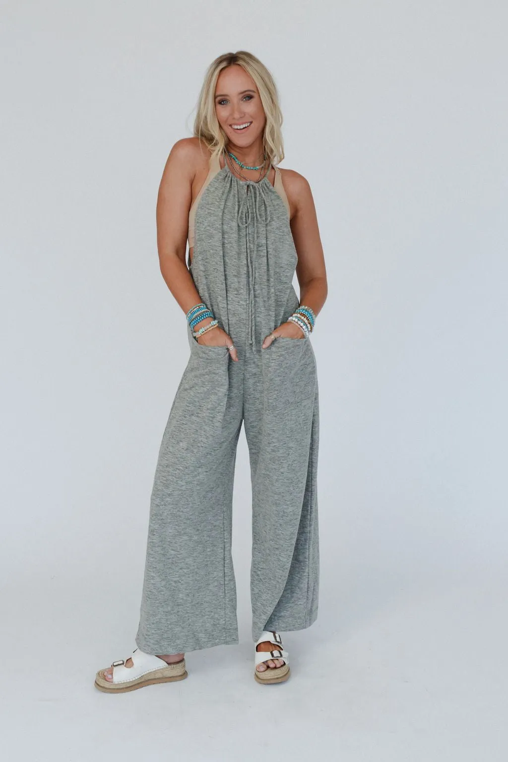 Sunny Ease Jumpsuit - Olive