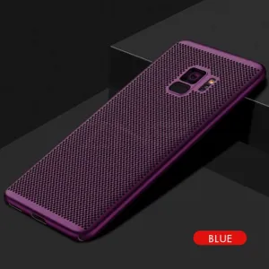 Ultra Slim Grid Heat Dissipate Phone Case For Samsung Galaxy S9 S8 Plus Note 9 8 S7 S6 Edge Case