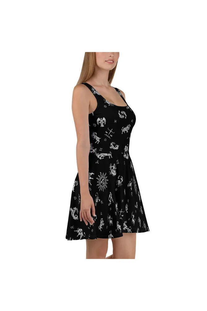 Zodiac Signs Skater Dress